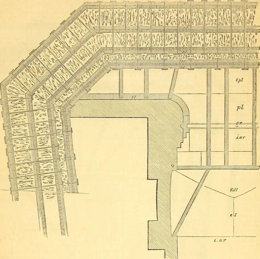 An illustration from The Civil engineer and architect's journal, scientific and railway gazette, 1839, leaf 449