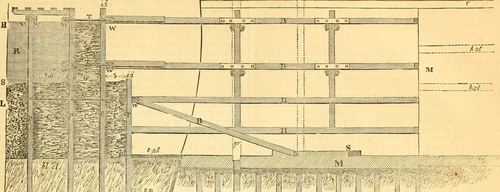 An illustration from The Civil engineer and architect's journal, scientific and railway gazette, 1839, leaf 450