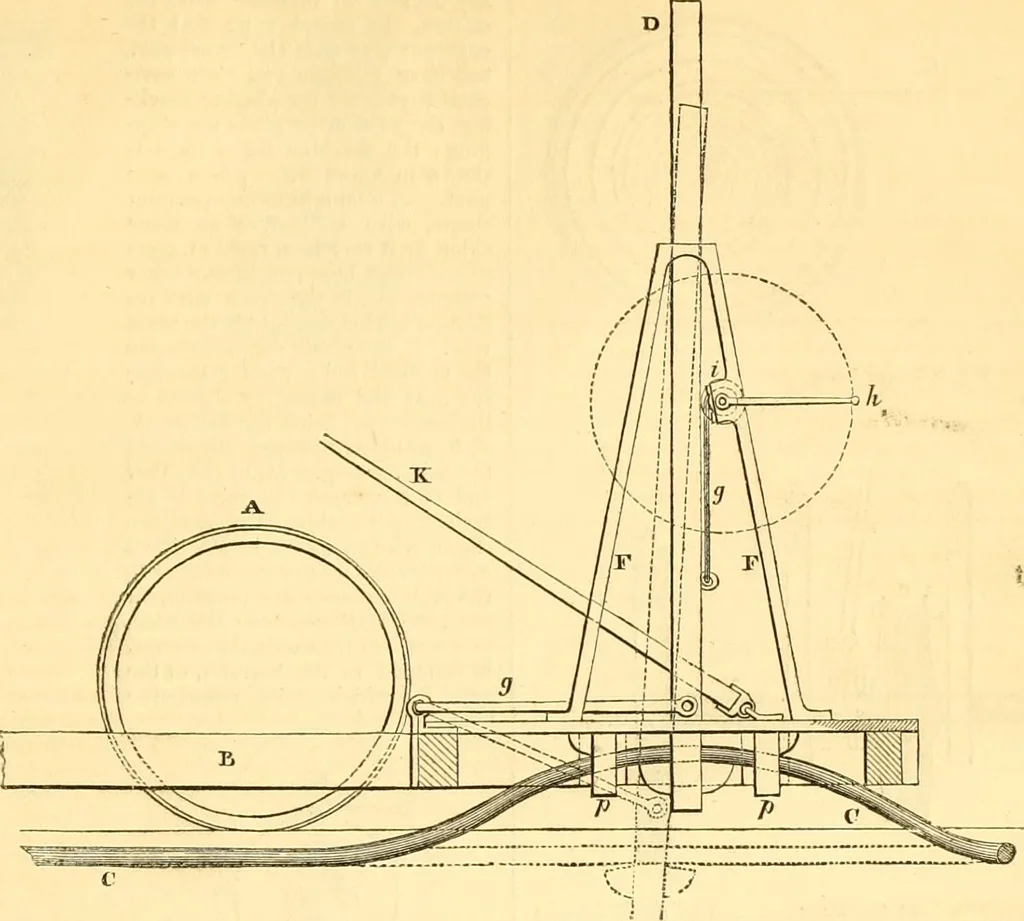An illustration from The Civil engineer and architect's journal, scientific and railway gazette, 1839, leaf 464