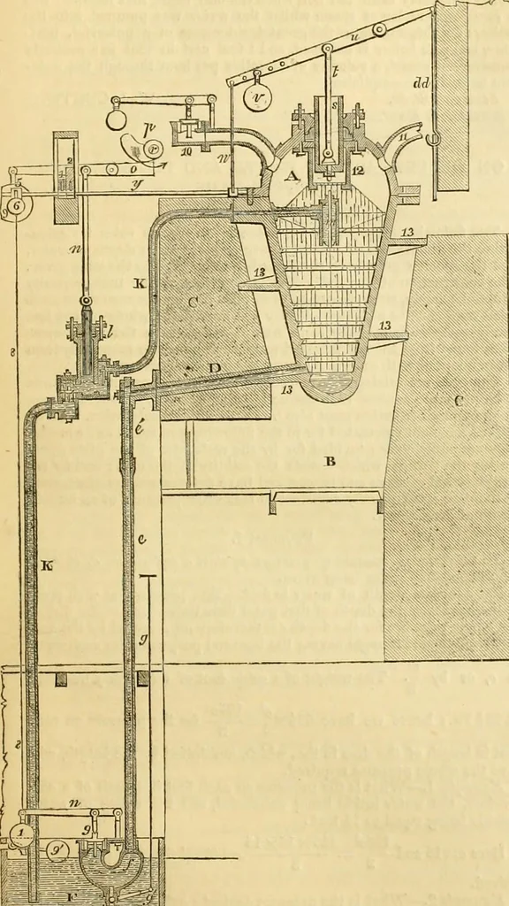 An illustration from The Civil engineer and architect's journal, scientific and railway gazette, 1839, leaf 102