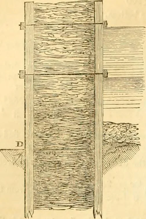 An illustration from The Civil engineer and architect's journal, scientific and railway gazette, 1839, leaf 105