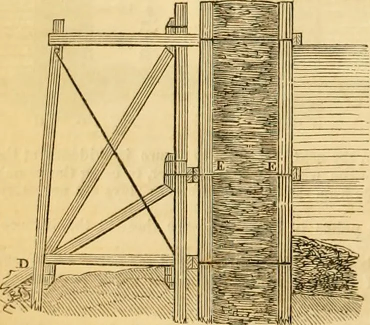 An illustration from The Civil engineer and architect's journal, scientific and railway gazette, 1839, leaf 105