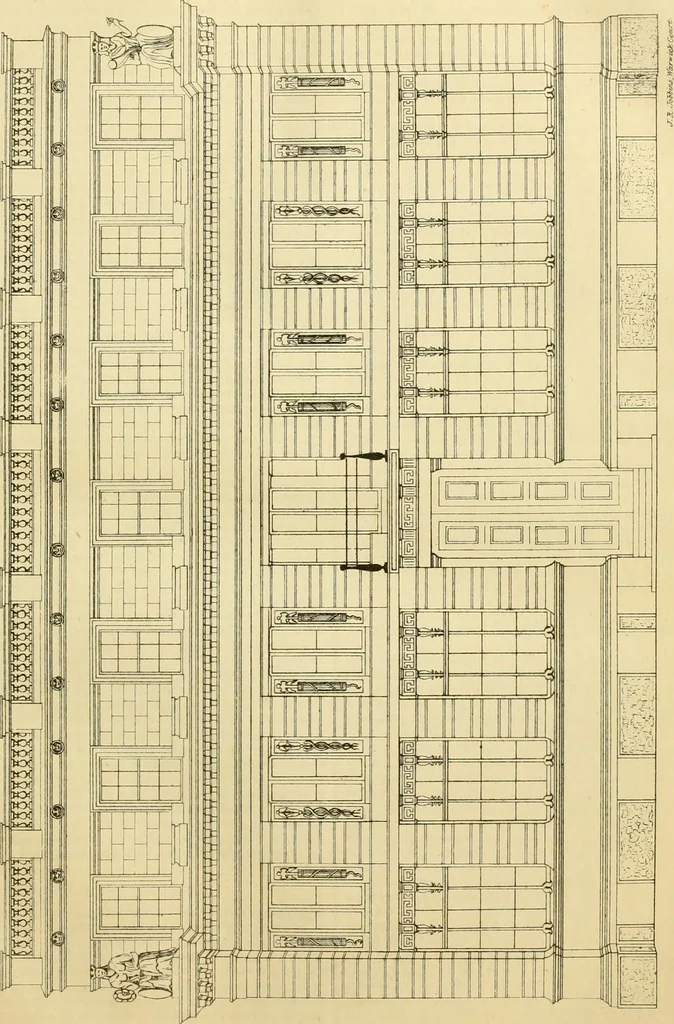 An illustration from The Civil engineer and architect's journal, scientific and railway gazette, 1839, leaf 110