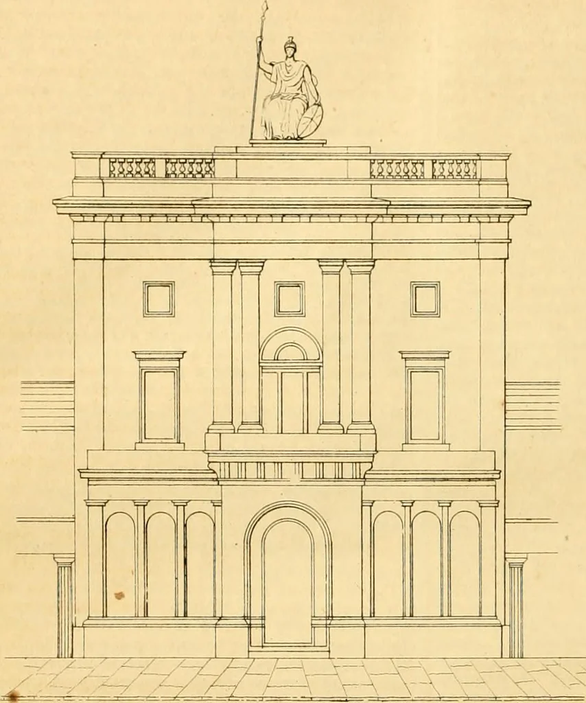 An illustration from The Civil engineer and architect's journal, scientific and railway gazette, 1839, leaf 365