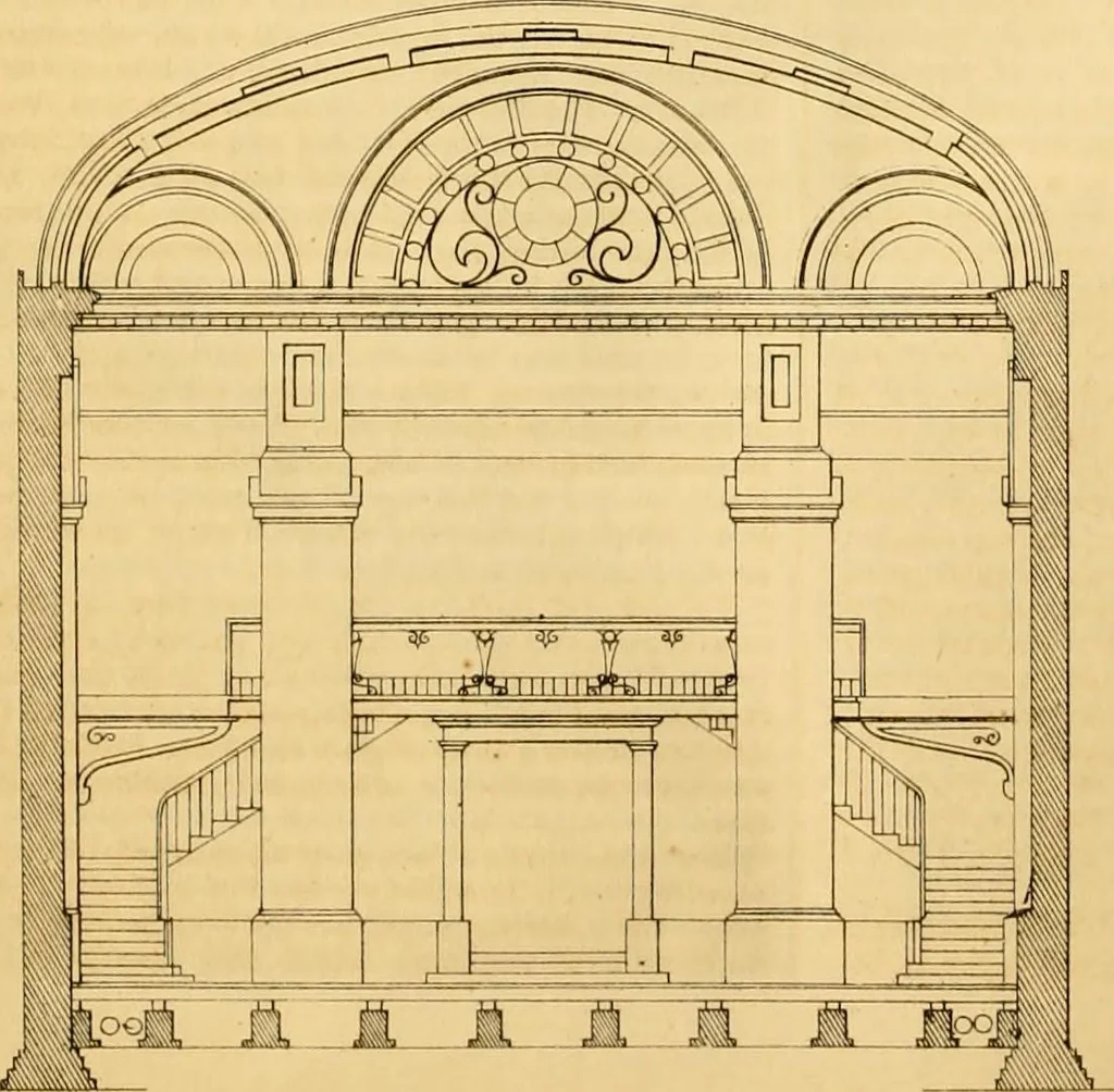 An illustration from The Civil engineer and architect's journal, scientific and railway gazette, 1839, leaf 365