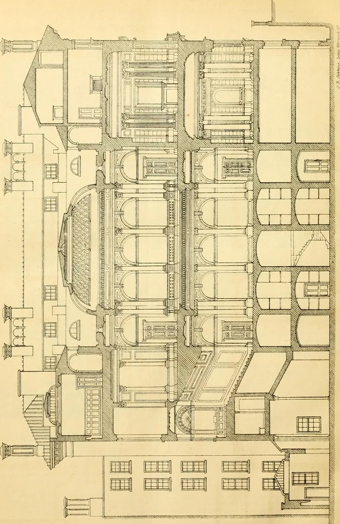 An illustration from The Civil engineer and architect's journal, scientific and railway gazette, 1839, leaf 461