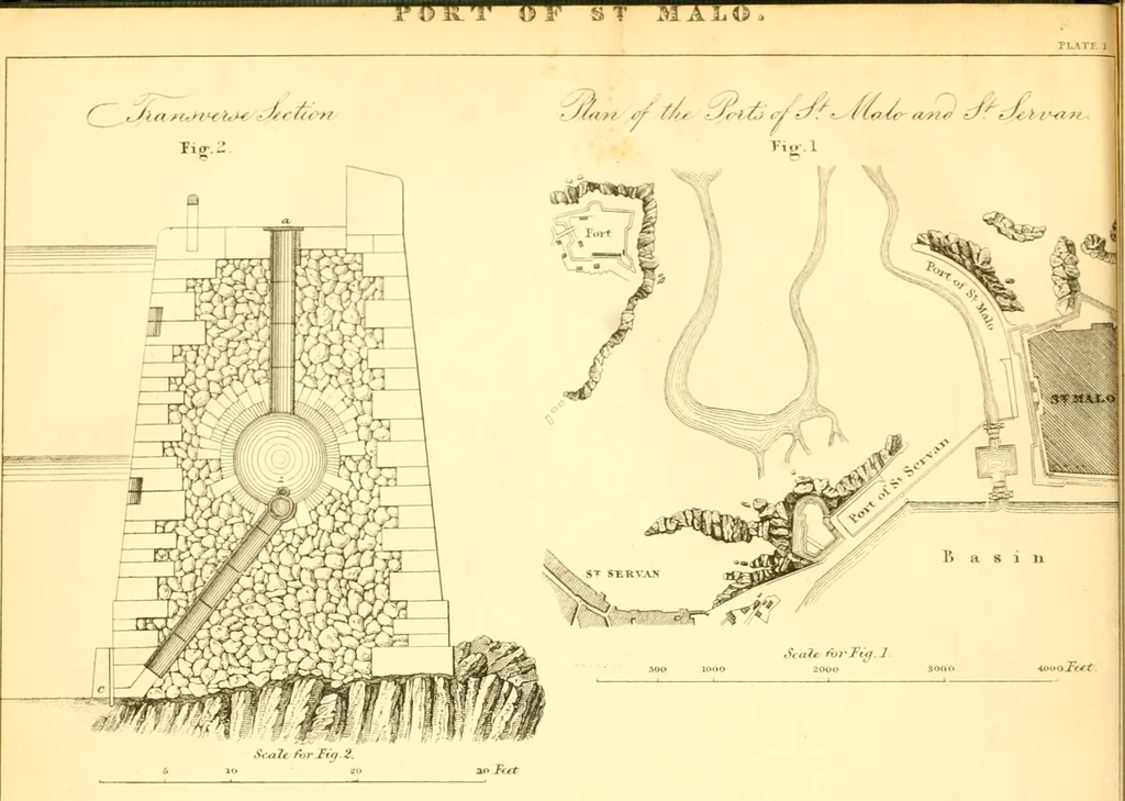 An illustration from The Civil engineer and architect's journal, scientific and railway gazette, 1839, leaf 11