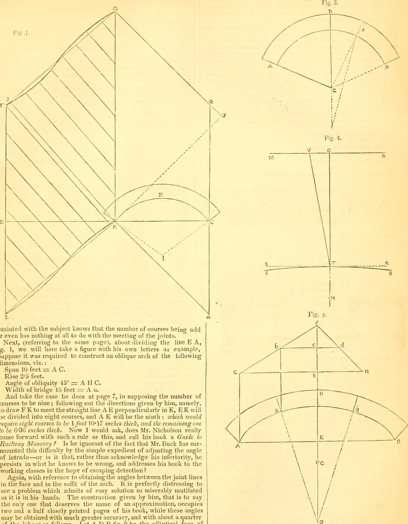 An illustration from The Civil engineer and architect's journal, scientific and railway gazette, 1839, leaf 328