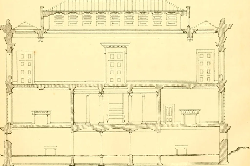 An illustration from The Civil engineer and architect's journal, scientific and railway gazette, 1839, leaf 45