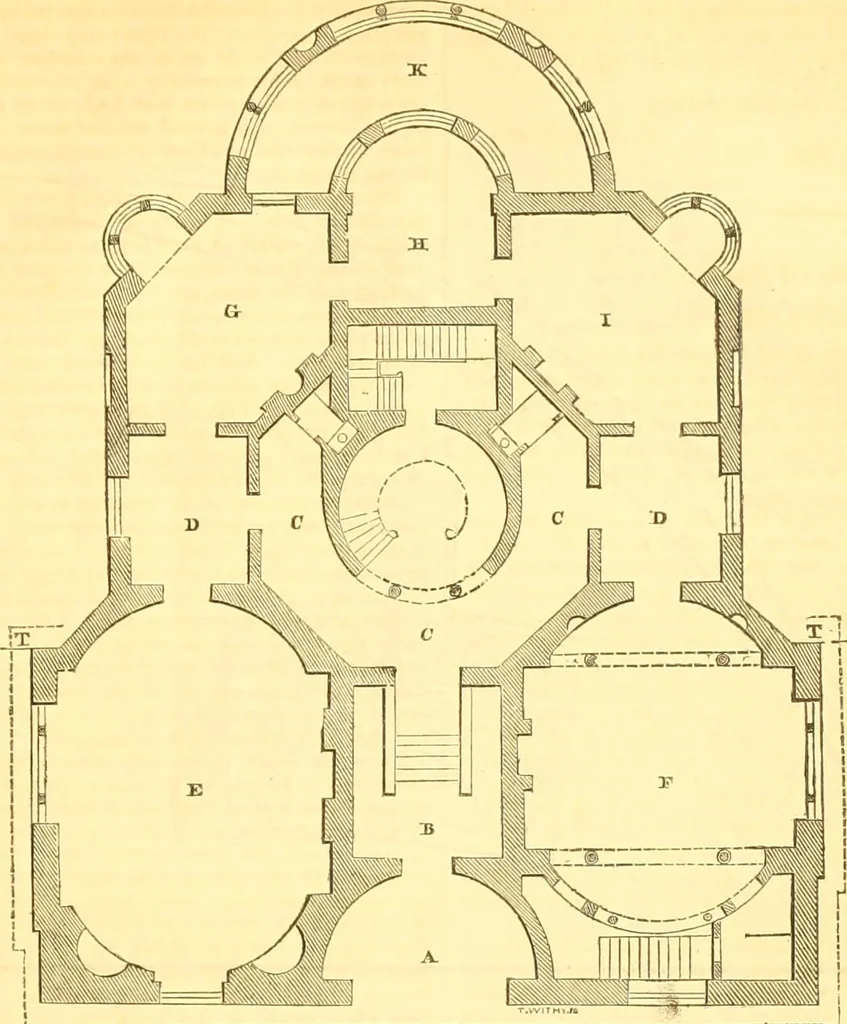 An illustration from The Civil engineer and architect's journal, scientific and railway gazette, 1839, leaf 454