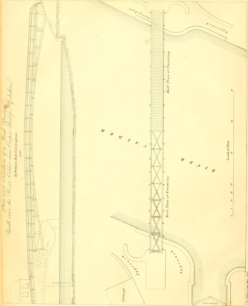 An illustration from The Civil engineer and architect's journal, scientific and railway gazette, 1839, leaf 83