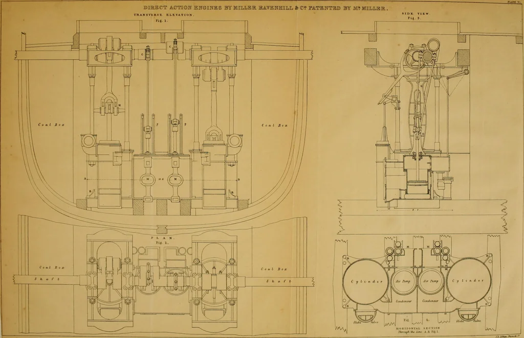 An illustration from The Civil engineer and architect's journal, scientific and railway gazette, 1839, leaf 195