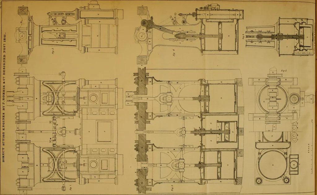 An illustration from The Civil engineer and architect's journal, scientific and railway gazette, 1839, leaf 235