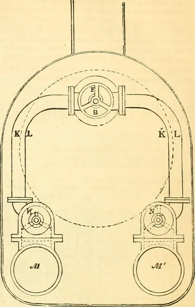 An illustration from The Civil engineer and architect's journal, scientific and railway gazette, 1839, leaf 43