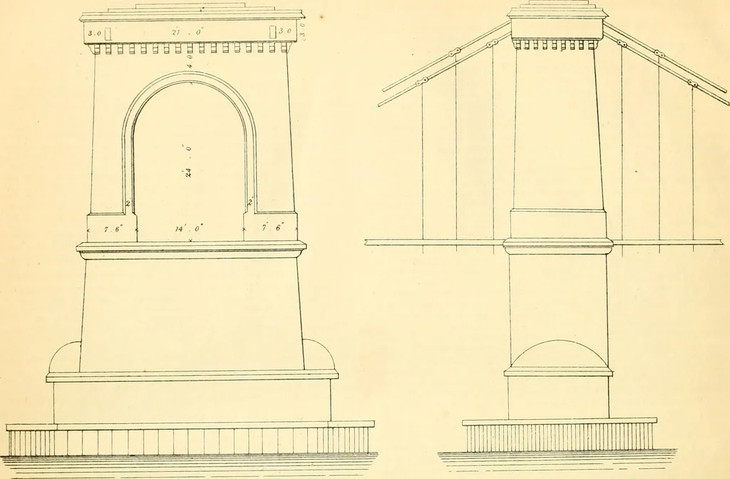 An illustration from The Civil engineer and architect's journal, scientific and railway gazette, 1839, leaf 431