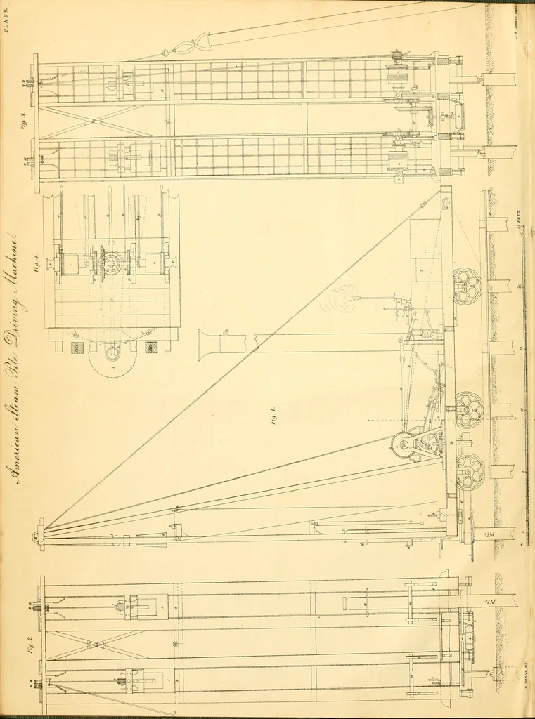 An illustration from The Civil engineer and architect's journal, scientific and railway gazette, 1839, leaf 9