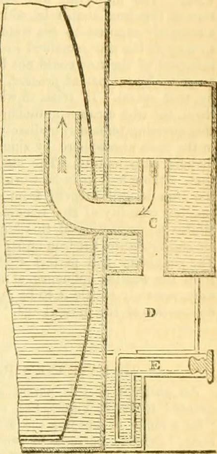 An illustration from The Civil engineer and architect's journal, scientific and railway gazette, 1839, leaf 120