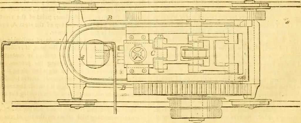 An illustration from The Civil engineer and architect's journal, scientific and railway gazette, 1839, leaf 133