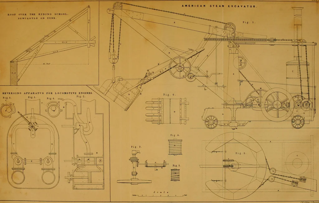 An illustration from The Civil engineer and architect's journal, scientific and railway gazette, 1839, leaf 167