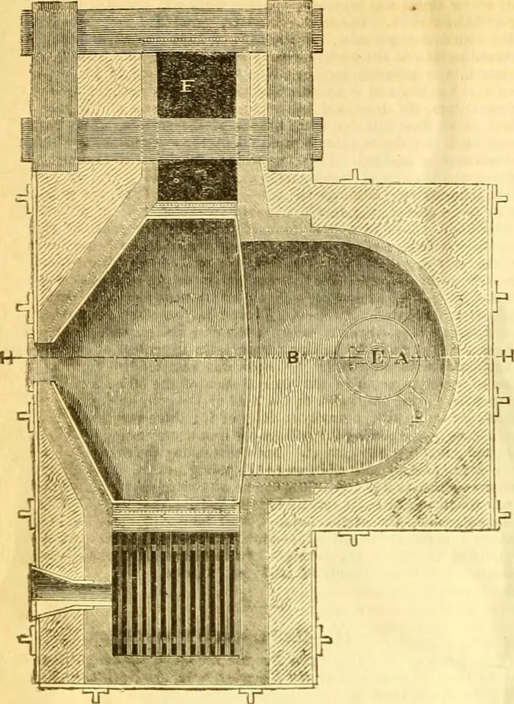 An illustration from The Civil engineer and architect's journal, scientific and railway gazette, 1839, leaf 233