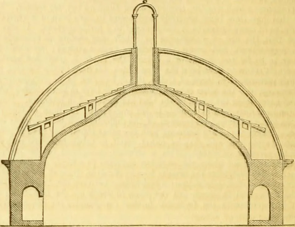An illustration from The Civil engineer and architect's journal, scientific and railway gazette, 1839, leaf 429