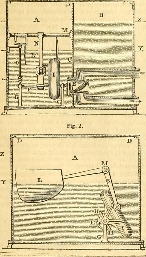 An illustration from The Civil engineer and architect's journal, scientific and railway gazette, 1839, leaf 150