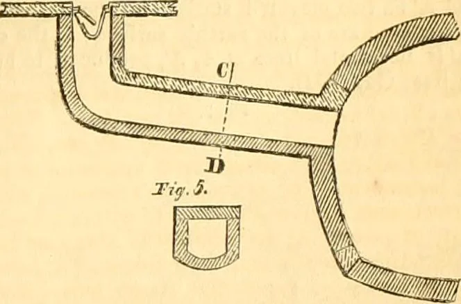 An illustration from The Civil engineer and architect's journal, scientific and railway gazette, 1839, leaf 296