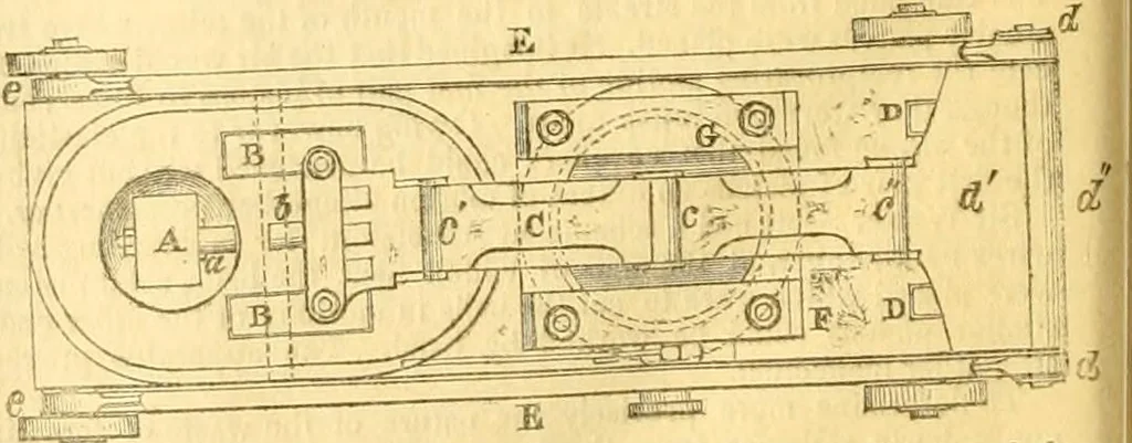 An illustration from The Civil engineer and architect's journal, scientific and railway gazette, 1839, leaf 407