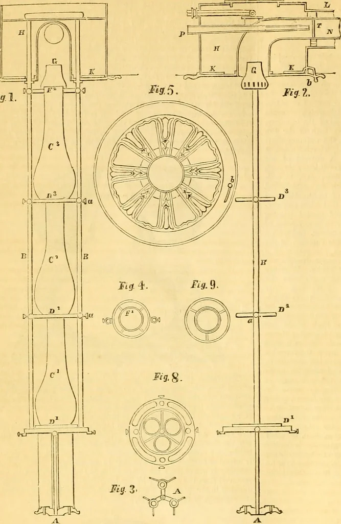An illustration from The Civil engineer and architect's journal, scientific and railway gazette, 1839, leaf 463