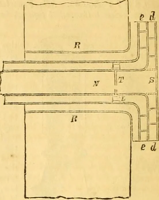 An illustration from The Civil engineer and architect's journal, scientific and railway gazette, 1839, leaf 463