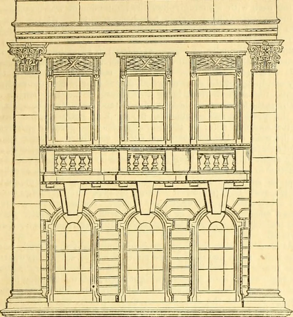 An illustration from The Civil engineer and architect's journal, scientific and railway gazette, 1839, leaf 94