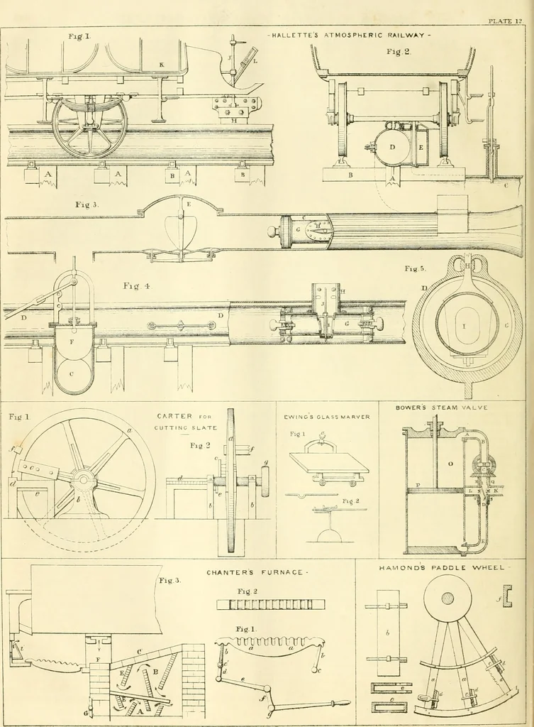 An illustration from The Civil engineer and architect's journal, scientific and railway gazette, 1839, leaf 179