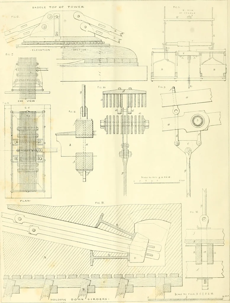 An illustration from The Civil engineer and architect's journal, scientific and railway gazette, 1839, leaf 201