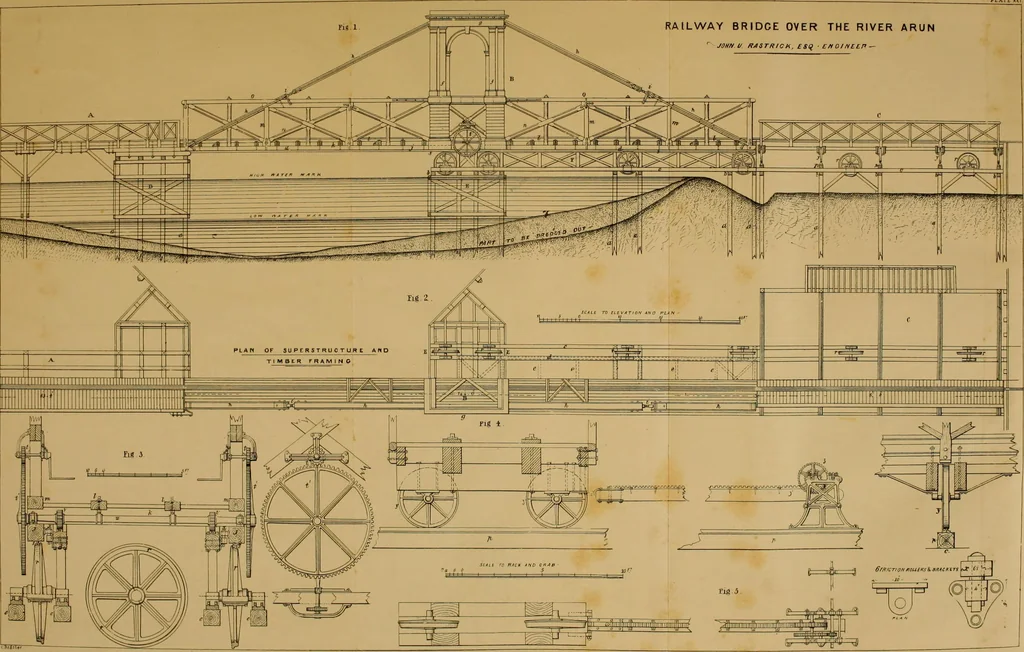 An illustration from The Civil engineer and architect's journal, scientific and railway gazette, 1839, leaf 315