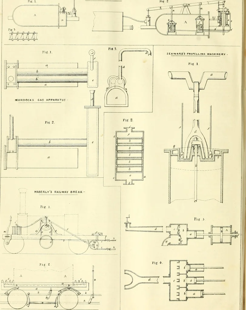 An illustration from The Civil engineer and architect's journal, scientific and railway gazette, 1839, leaf 345