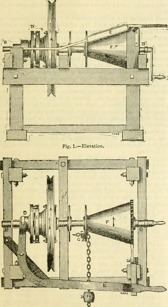 An illustration from The Civil engineer and architect's journal, scientific and railway gazette, 1839, leaf 92