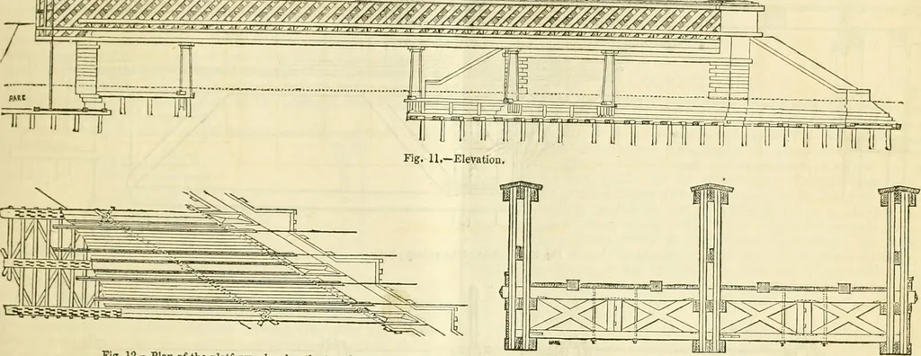 An illustration from The Civil engineer and architect's journal, scientific and railway gazette, 1839, leaf 96
