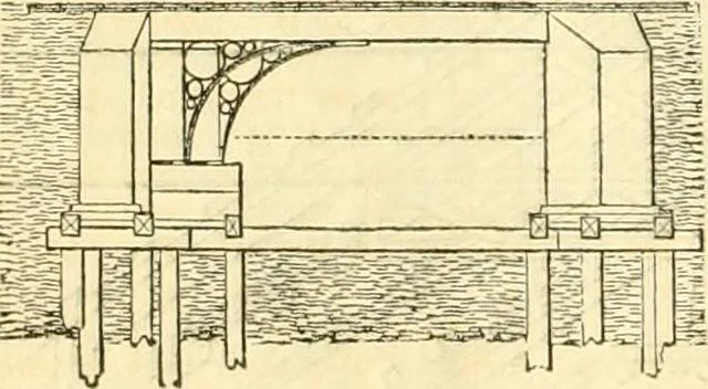 An illustration from The Civil engineer and architect's journal, scientific and railway gazette, 1839, leaf 97