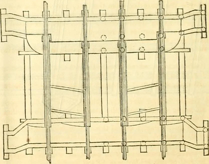 An illustration from The Civil engineer and architect's journal, scientific and railway gazette, 1839, leaf 97