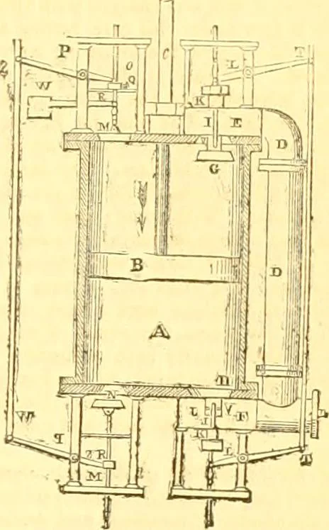 An illustration from The Civil engineer and architect's journal, scientific and railway gazette, 1839, leaf 106