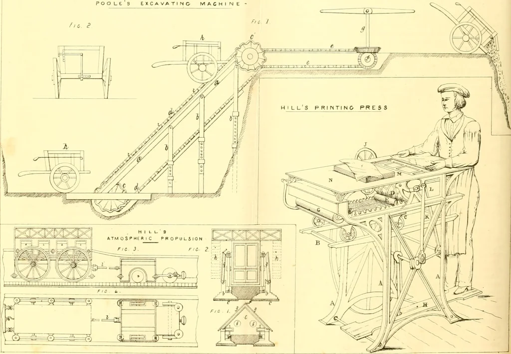 An illustration from The Civil engineer and architect's journal, scientific and railway gazette, 1839, leaf 233