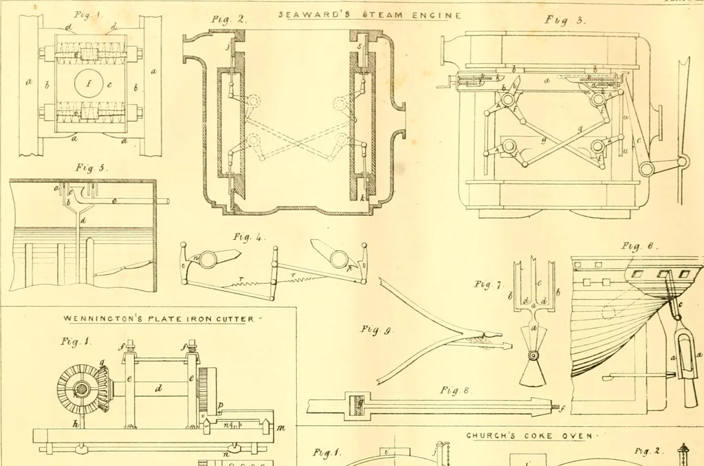 An illustration from The Civil engineer and architect's journal, scientific and railway gazette, 1839, leaf 319
