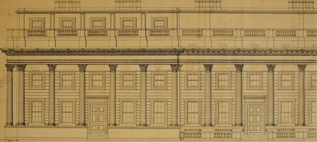 An illustration from The Civil engineer and architect's journal, scientific and railway gazette, 1839, leaf 329