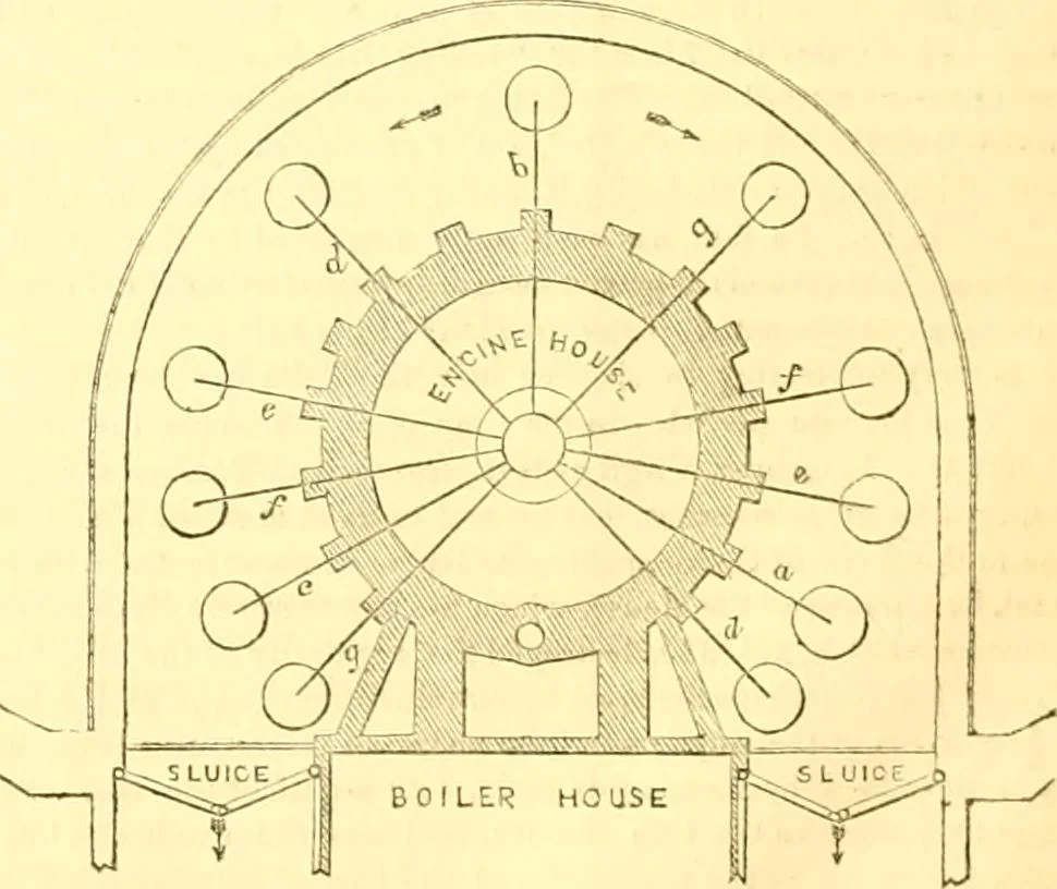 An illustration from The Civil engineer and architect's journal, scientific and railway gazette, 1839, leaf 11