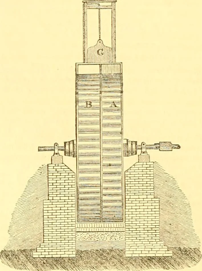 An illustration from The Civil engineer and architect's journal, scientific and railway gazette, 1839, leaf 164