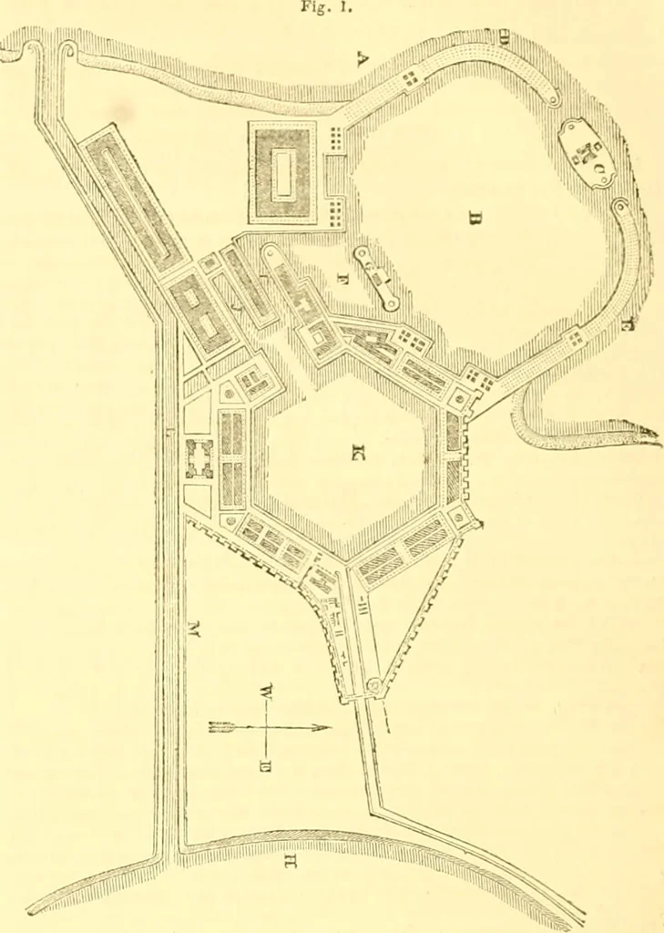 An illustration from The Civil engineer and architect's journal, scientific and railway gazette, 1839, leaf 33