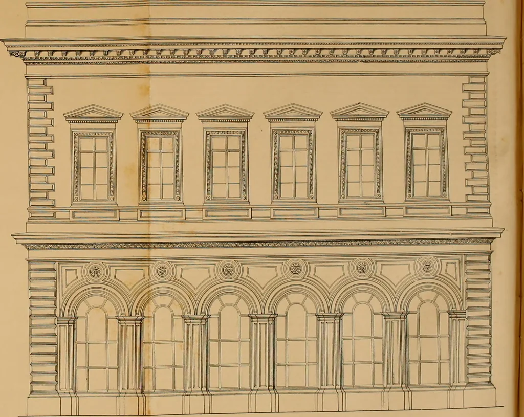An illustration from The Civil engineer and architect's journal, scientific and railway gazette, 1839, leaf 367