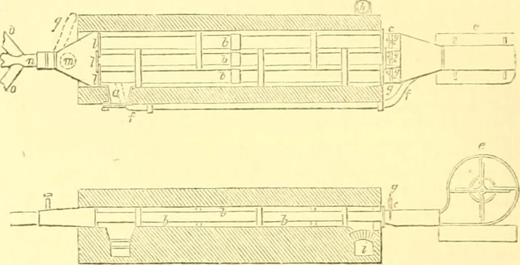 An illustration from The Civil engineer and architect's journal, scientific and railway gazette, 1839, leaf 39