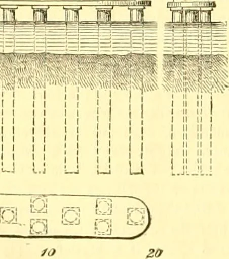 An illustration from The Civil engineer and architect's journal, scientific and railway gazette, 1839, leaf 421