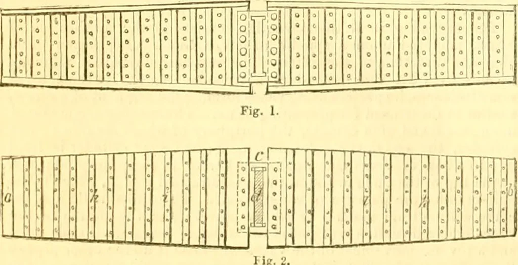 An illustration from The Civil engineer and architect's journal, scientific and railway gazette, 1839, leaf 423